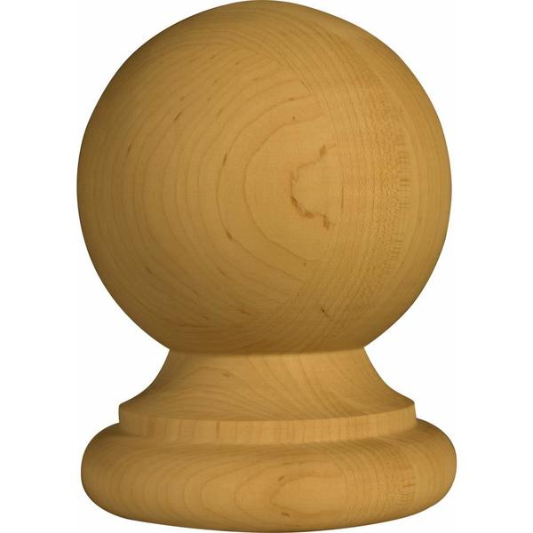 Osborne Wood Products 6 1/2 x 4 7/8 Large Round Finial in Western Red Cedar 3017WRC